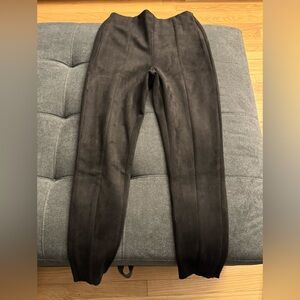 Zara Black Suede Pants Medium